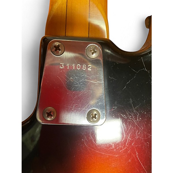 Vintage 1967 EKO COBRA 12 X11 2 Color Sunburst Solid Body Electric Guitar