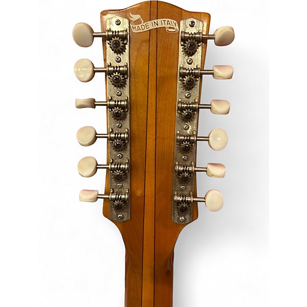Vintage 1967 EKO COBRA 12 X11 2 Color Sunburst Solid Body Electric Guitar