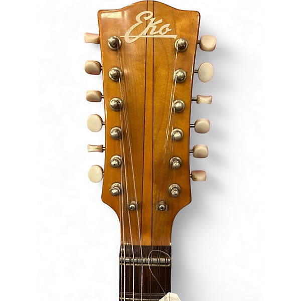 Vintage 1967 EKO COBRA 12 X11 2 Color Sunburst Solid Body Electric Guitar