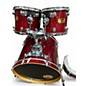Used Mapex 5 Piece Pro M Series Trans Red Drum Kit
