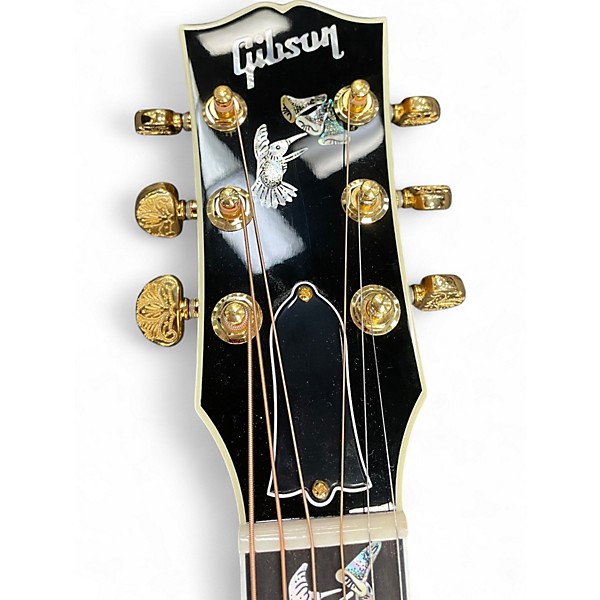 Used Gibson Hummingbird Custom Koa Natural Acoustic Electric Guitar