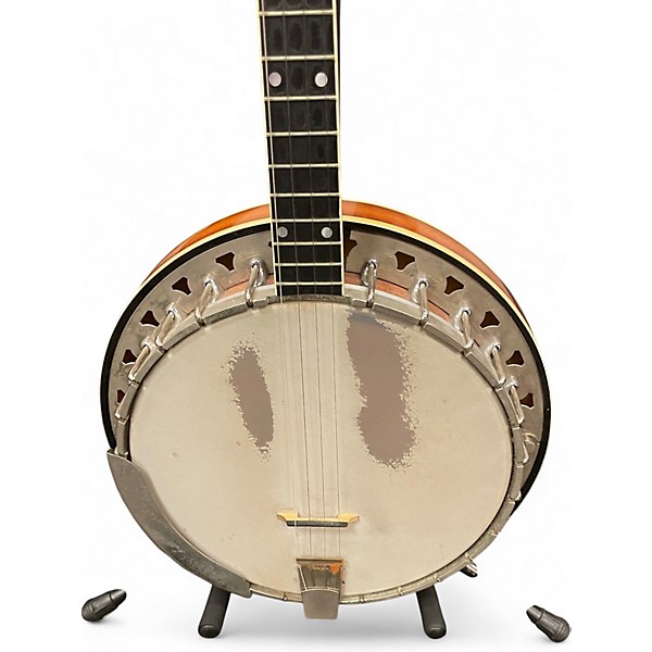 Vintage 1960s Vega Wonder Tenor Natural Banjo