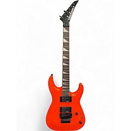 Used Jackson JS32 Dinky Orange Solid Body Electric Guitar