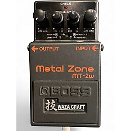 Used BOSS MT2W Metal Zone Waza Craft Effect Pedal