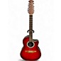 Used Ovation 6751 Standard Balladeer Red Burst 12 String Acoustic Electric Guitar thumbnail