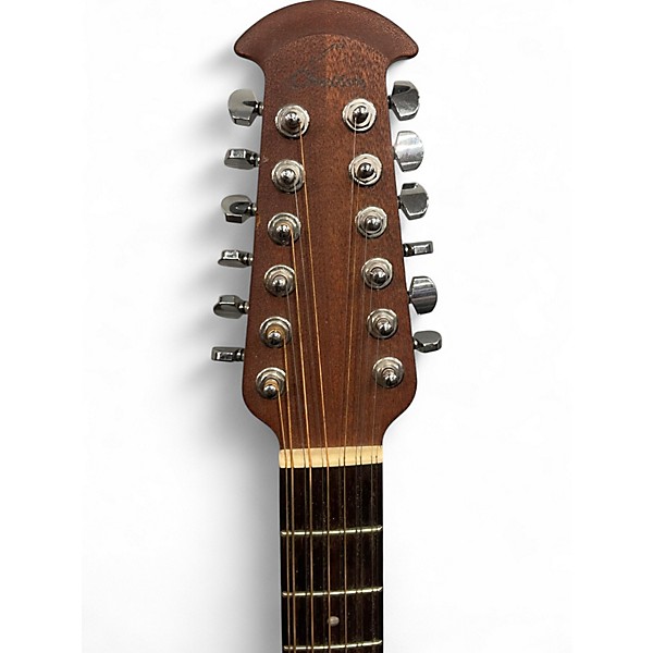 Used Ovation 6751 Standard Balladeer Red Burst 12 String Acoustic Electric Guitar