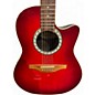 Used Ovation 6751 Standard Balladeer Red Burst 12 String Acoustic Electric Guitar