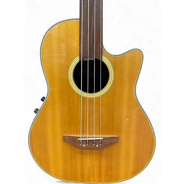 Used Applause AE40 Vintage Natural Acoustic Bass Guitar