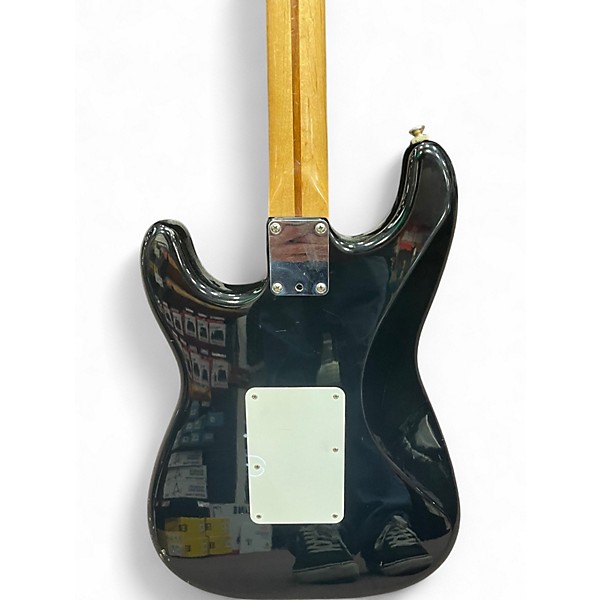 Used Fender Standard Stratocaster Black Solid Body Electric Guitar