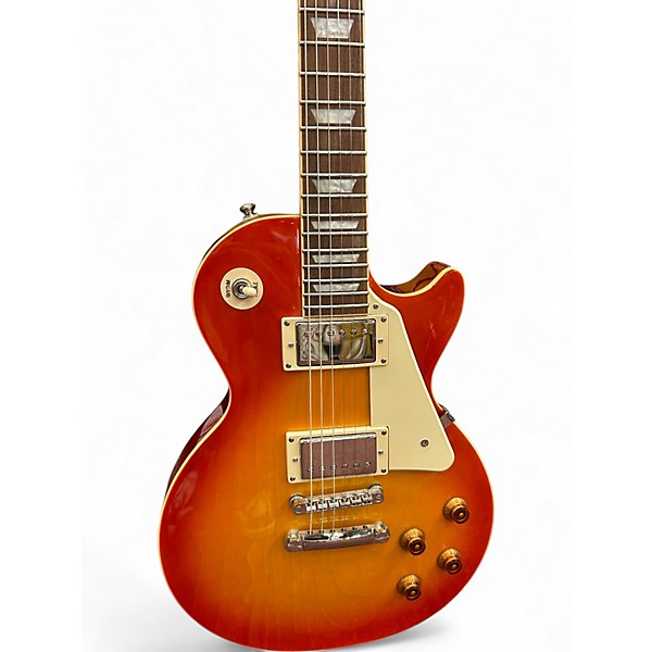 Used Epiphone 1959 Reissue Les Paul Standard Aged Dark Cherry Burst Solid Body Electric Guitar