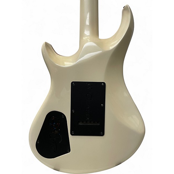 Used Warrior 55' Throwback Alpine White Solid Body Electric Guitar