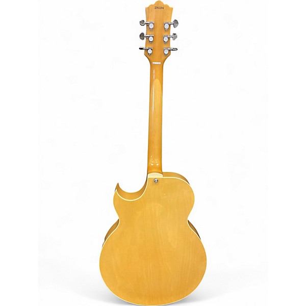 Used Eastwood EG-P90 Natural Hollow Body Electric Guitar