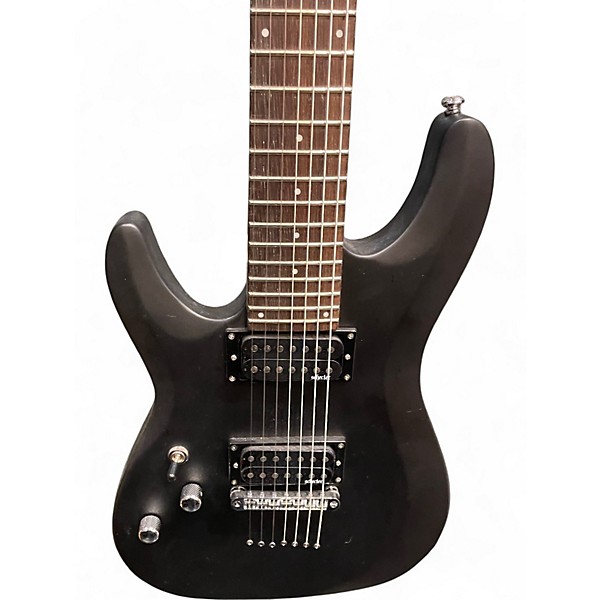 Used Schecter Guitar Research Diamond Series C7 Deluxe Flat Black Electric Guitar