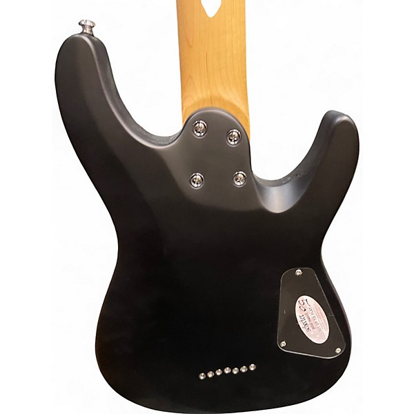 Used Schecter Guitar Research Diamond Series C7 Deluxe Flat Black Electric Guitar