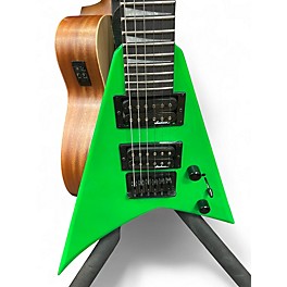 Used Jackson JS1X Minion Neon Green Solid Body Electric Guitar