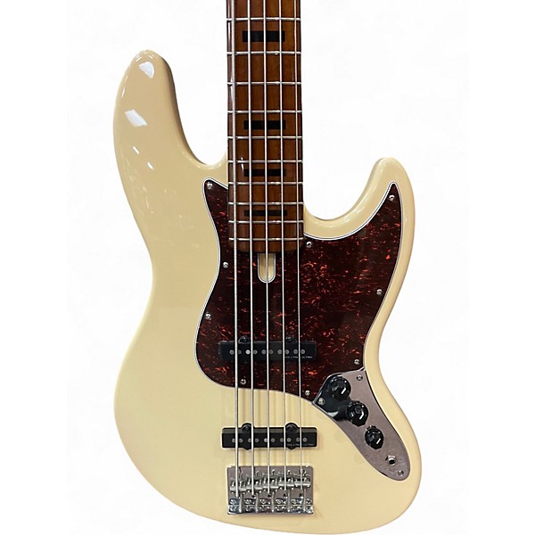 Used Marcus Miller V5 SIRE Olympic White Electric Bass Guitar