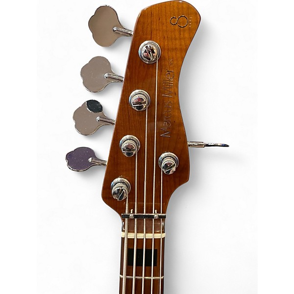 Used Marcus Miller V5 SIRE Olympic White Electric Bass Guitar