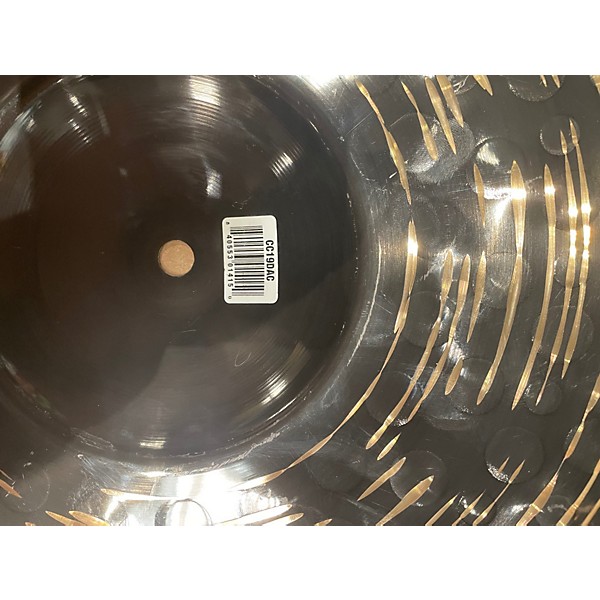 Used MEINL 19in classic custom dark crash Cymbal