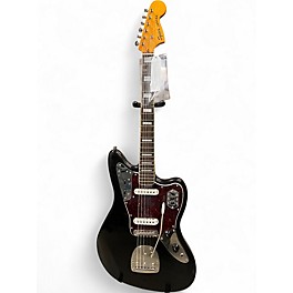 Used Squier CLASSIC VIBE JAGUAR Black Solid Body Electric Guitar