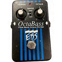 Used EBS Octabass Triple Mode Bass Octave Divider Bass Effect Pedal
