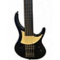 Used MTD Kingston 5 String Fretless Black Electric Bass Guitar
