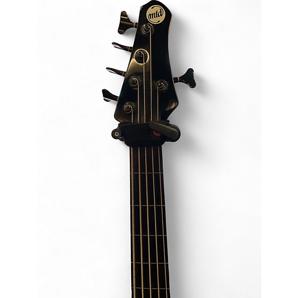 Used MTD Kingston 5 String Fretless Black Electric Bass Guitar