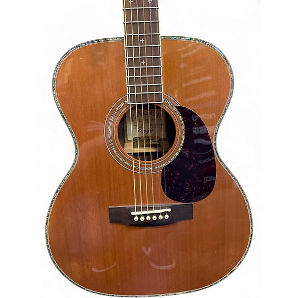 Used Zager ZAD-80 OM Natural Acoustic Guitar