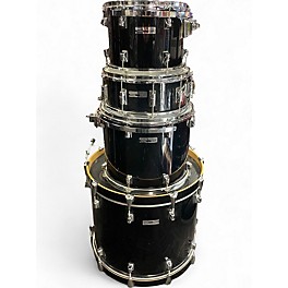 Used Taye Drums 4 Piece Studio Maple 4 Piece Black Drum Kit