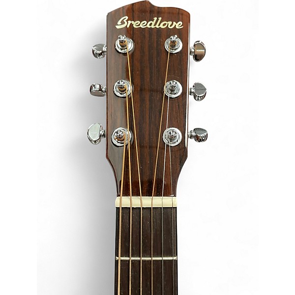 Used Breedlove Passport Parlor Natural Acoustic Guitar