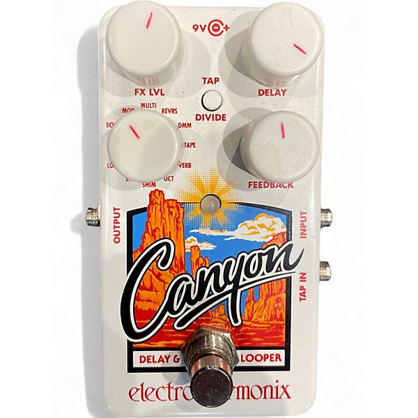 Used Electro-Harmonix Canyon Delay and Looper Effect Pedal