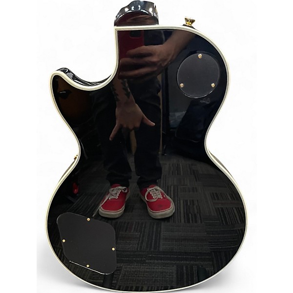 Used Epiphone Les Paul Custom Black Solid Body Electric Guitar