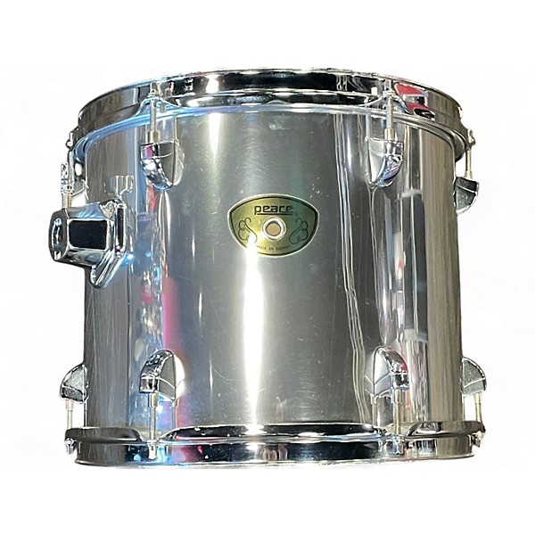 Used Peace 5 Piece PEACE Silver Drum Kit