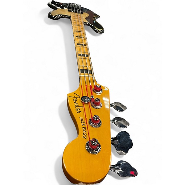 Used 2024 Fender American Ultra Jazz Bass TEXAS TEA Electric Bass Guitar