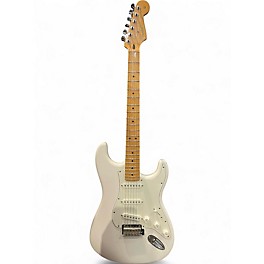 Used 2018 Fender Player Stratocaster White Solid Body Electric Guitar
