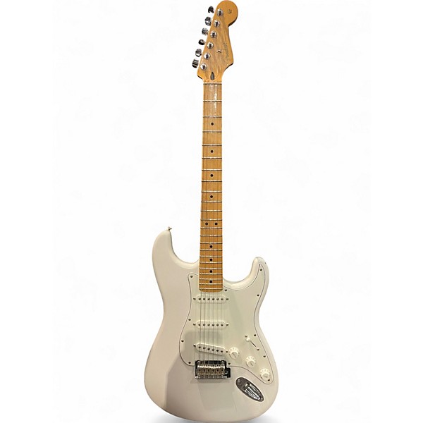 Used 2018 Fender Player Stratocaster White Solid Body Electric Guitar