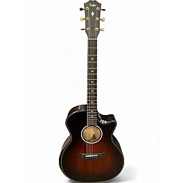Used Taylor 324CE Builder's Edition Shaded Edge Burst Acoustic Electric Guitar