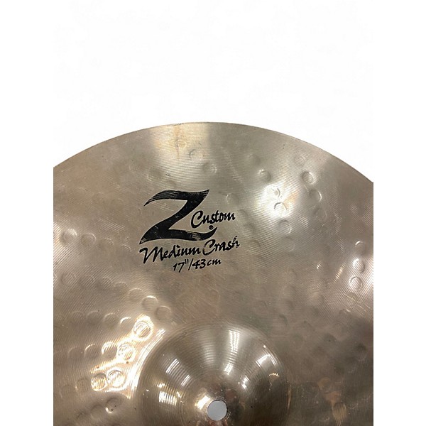 Used Zildjian 17in Z Custom Medium Crash Cymbal