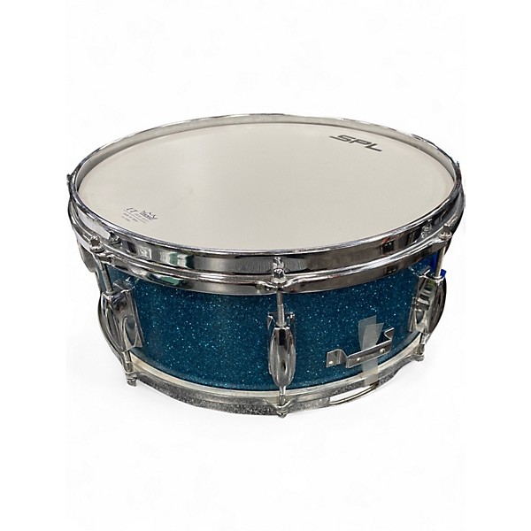Used Miscellaneous 14X5 Blue Sparkle Snare Blue Sparkle Drum