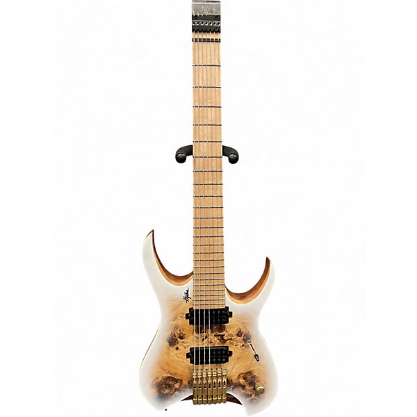 Used Mayones Hydra Elite 7 Trans Natural White Burst Satine Solid Body Electric Guitar,Specials : American Fashion Style Bags On Sale
