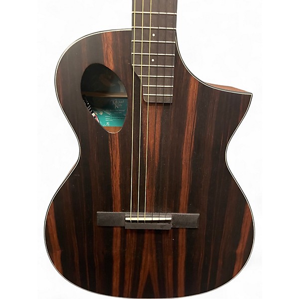 Used Michael Kelly MKFPNJEOFU Natural Ebony Acoustic Electric Guitar