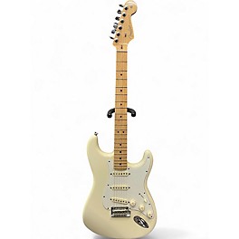 Used Fender American Standard Stratocaster Olympic White Solid Body Electric Guitar