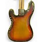 Vintage 1973 Fender Precision Bass 3 Color Sunburst Electric Bass Guitar