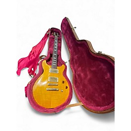 Used Gibson Les Paul Standard Double Cut Amber Solid Body Electric Guitar