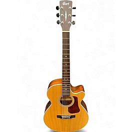 Used Cort L100F Natural Acoustic Electric Guitar