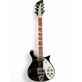 Used 2016 Rickenbacker 620 Black Solid Body Electric Guitar