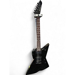 Used Harley Benton EX-84 Modern Black Solid Body Electric Guitar