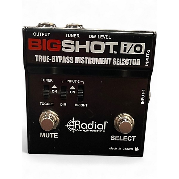Used Radial Engineering Bigshot I/O True Bypass Selector Pedal