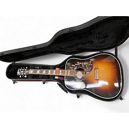 Used Gibson Hummingbird 2 Color Sunburst Acoustic Electric Guitar