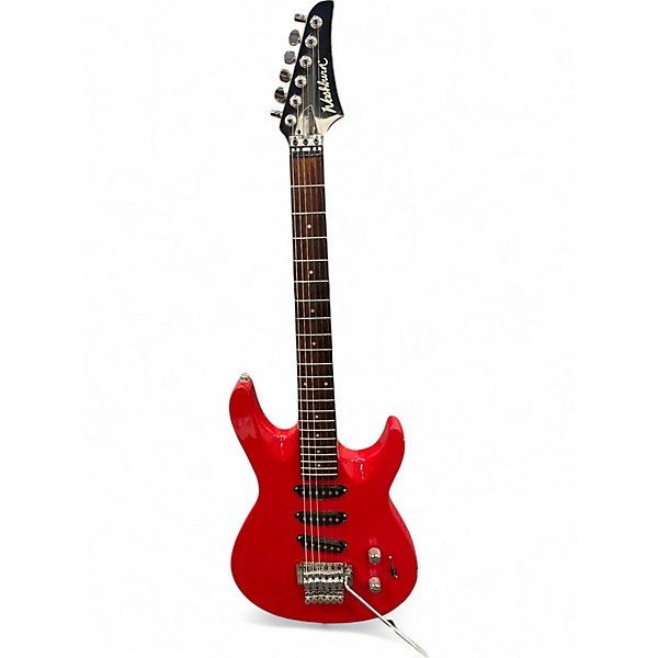 Used 1980s Washburn KC30V Red Solid Body Electric Guitar,Specials : American Fashion Style Bags On Sale