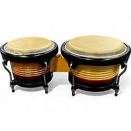 Used Bahamut 7in bongos 2 Color Sunburst Drum
